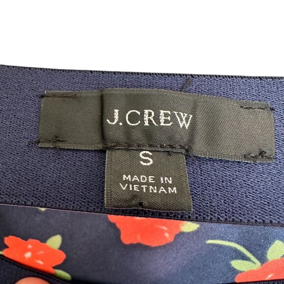 J Crew pull-on slip skirt in poppy field size S - Picture 2 of 5